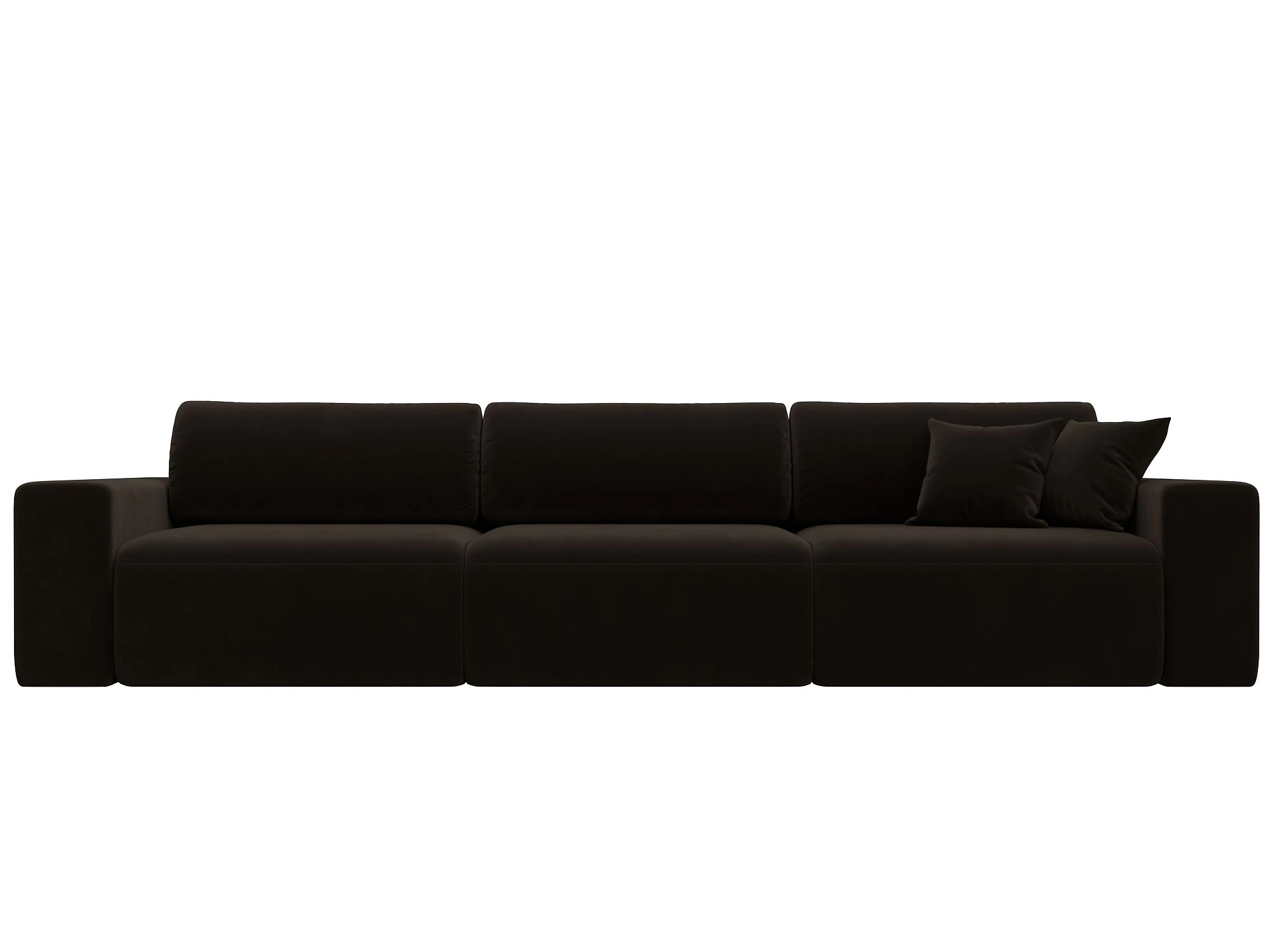 Коричневый диван Лига-036 Классик Лонг Дизайн 3