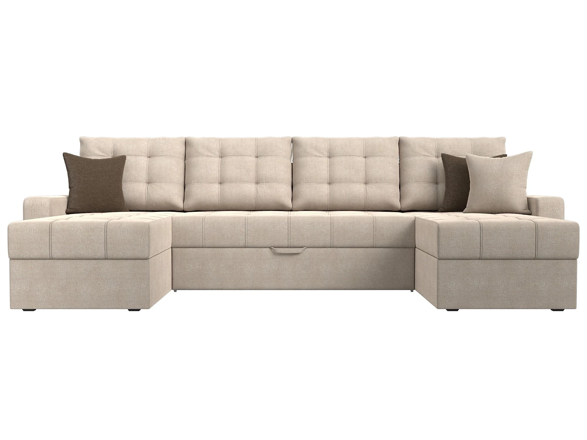  угловой диван с оттоманкой Ливерпуль-П Кантри Дизайн 1