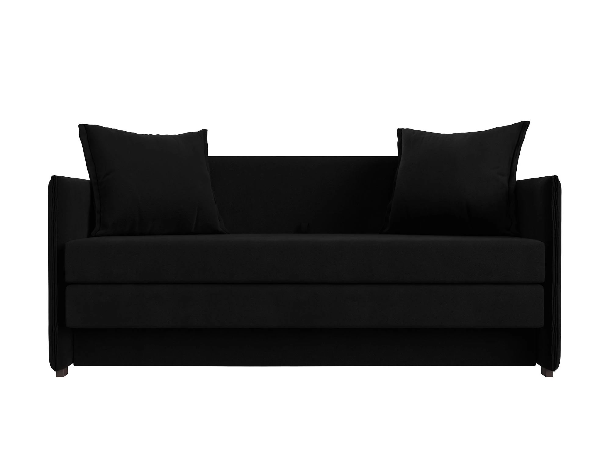 Чёрный диван Лига-011 Дизайн 9