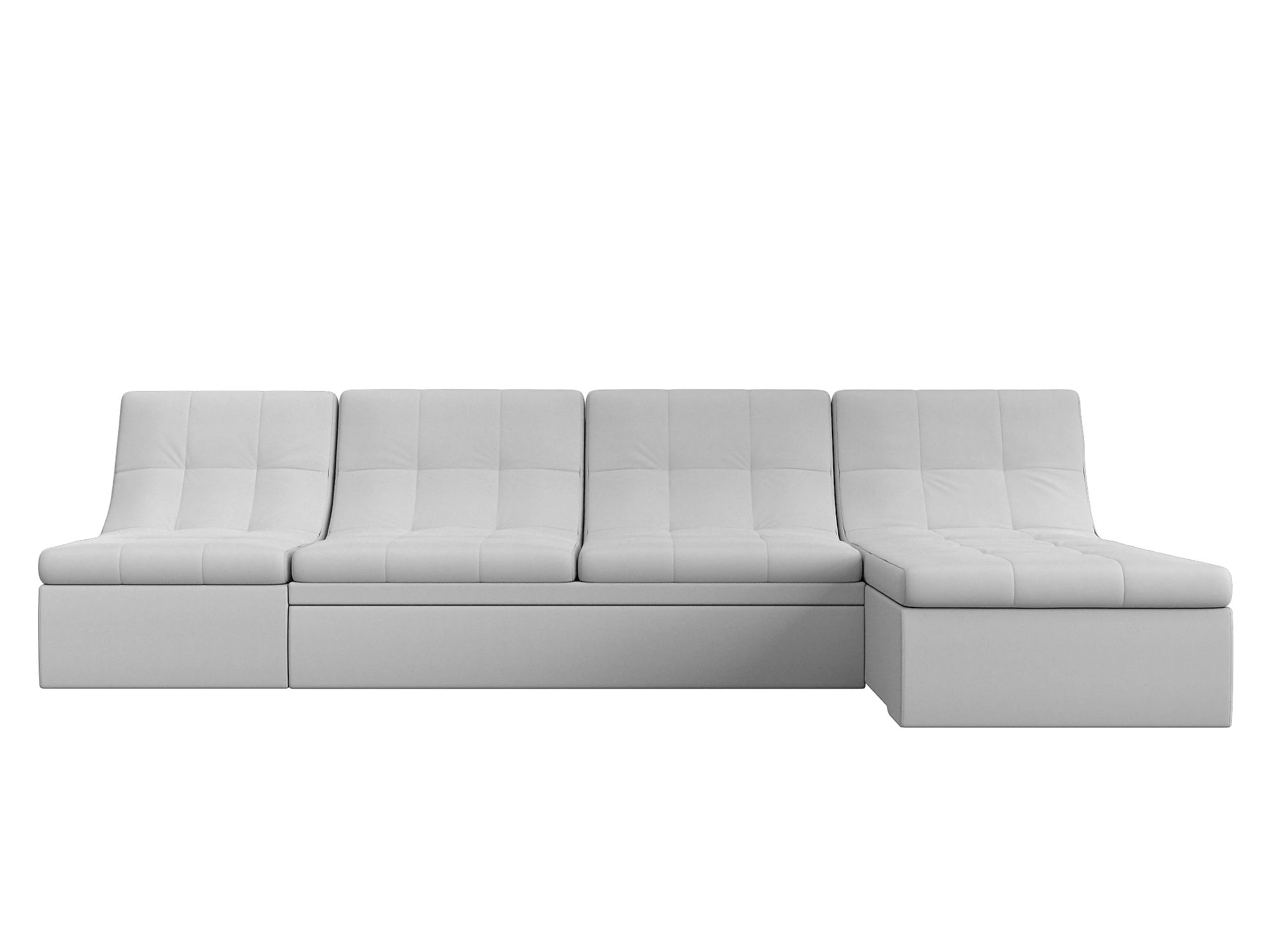 Белый угловой диван Холидей Дизайн 7
