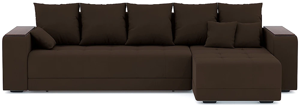 Угловой диван длиной 300 см Дубай Плюш Дизайн-3