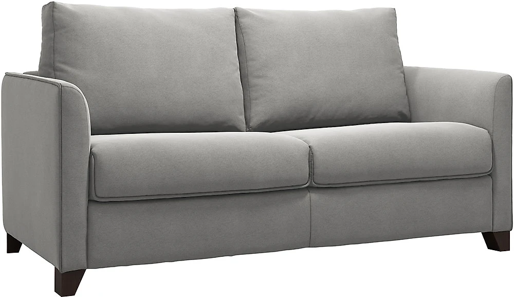 Прямой диван серого цвета Лион