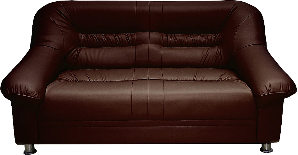 Раскладной кожаный диван Карелия-2 (Честер-2) Браун