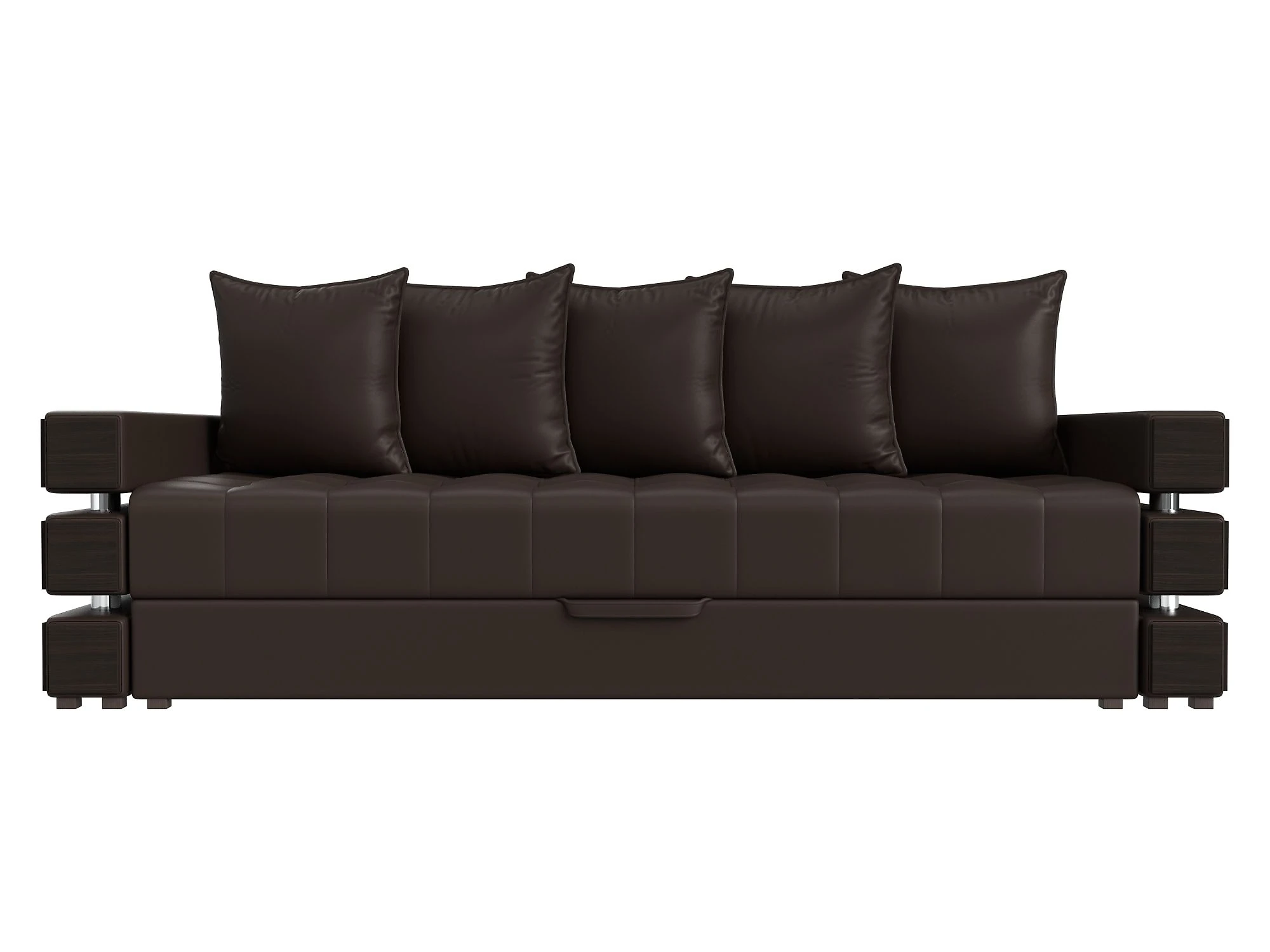 Раскладной кожаный диван Венеция Дизайн 2