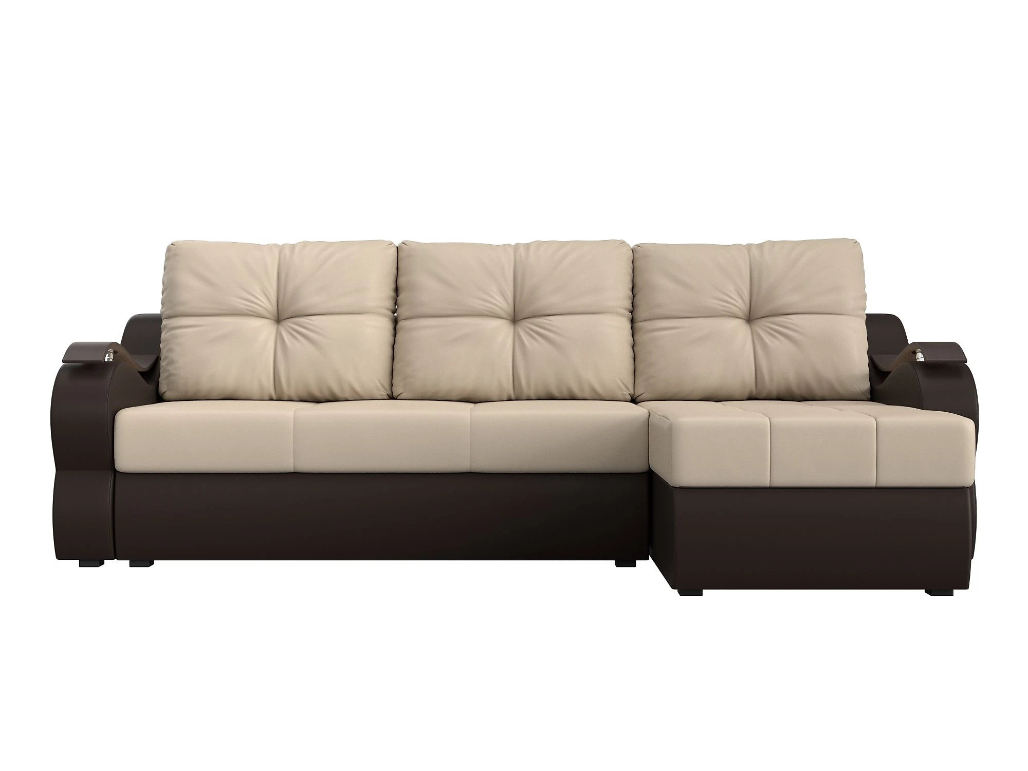 Раскладной кожаный диван Меркурий Дизайн 12