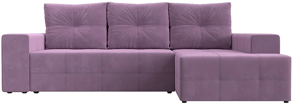Угловой диван с подушками Перри НПБ Лилак