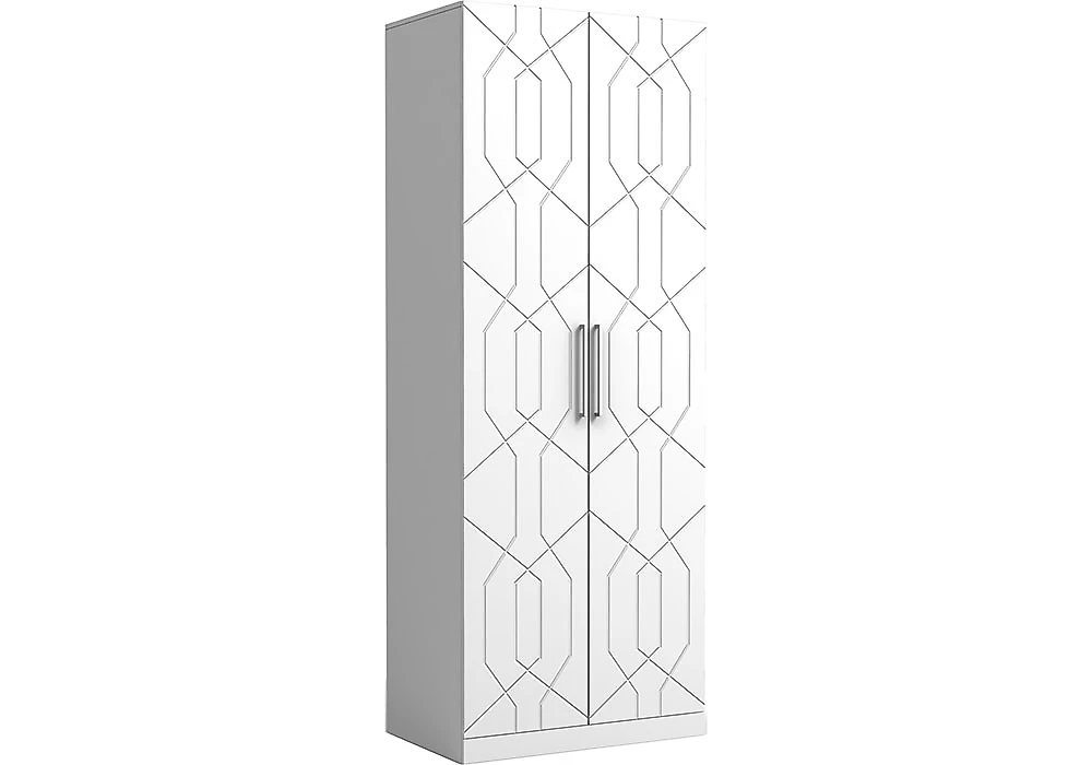 Шкаф в спальню с распашными дверьми Дольче-2 Дизайн-1