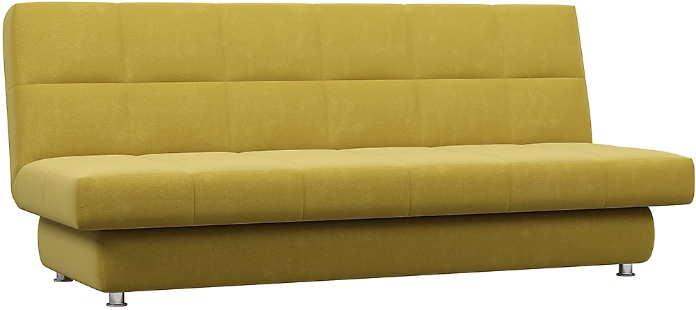Прямой диван из велюра  Уют (Юта) Плюш Мастард