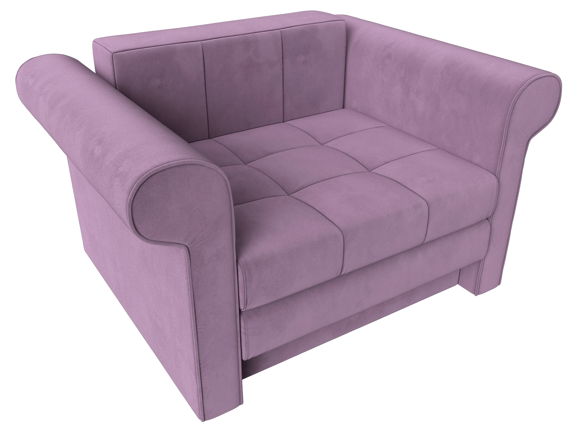 Фиолетовое кресло Берли Дизайн 14