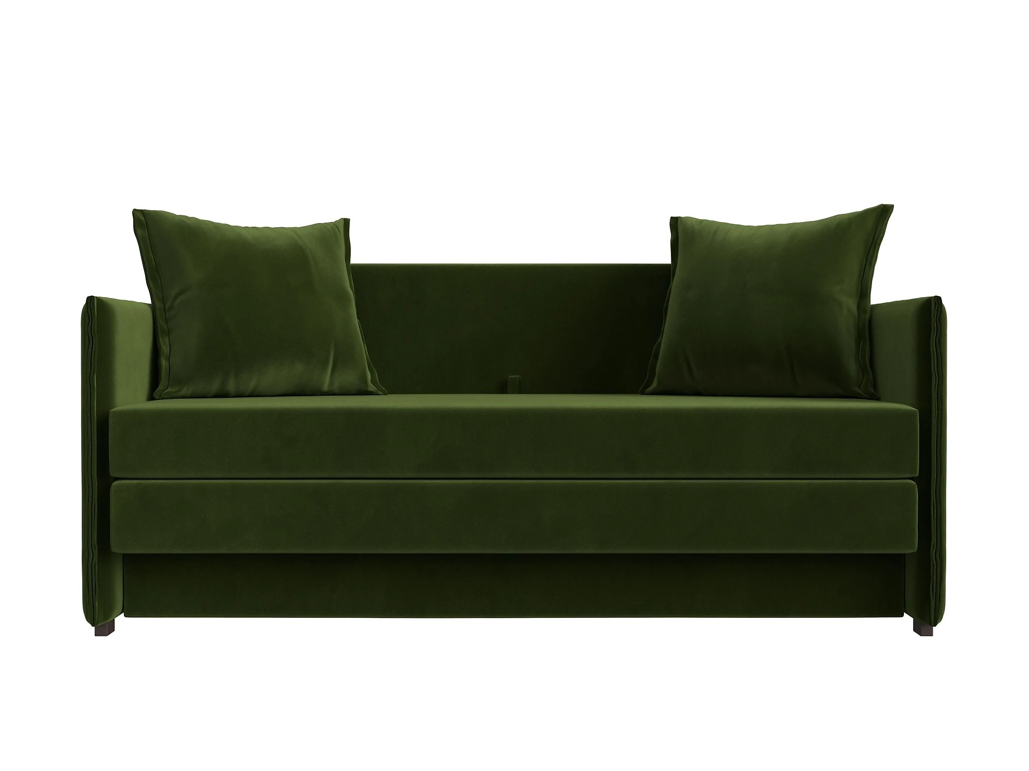 Зелёный диван аккордеон Лига-011 Дизайн 4