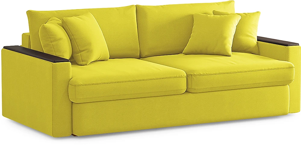 Жёлтый прямой диван Стелф 3 Дизайн 1