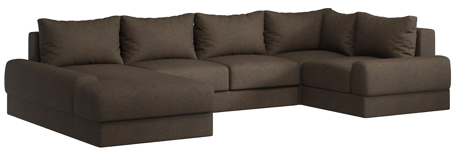 Коричневый диван Ариети-П Дизайн 1