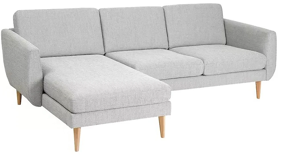  угловой диван из рогожки Смедсторп Кантри Дизайн 1