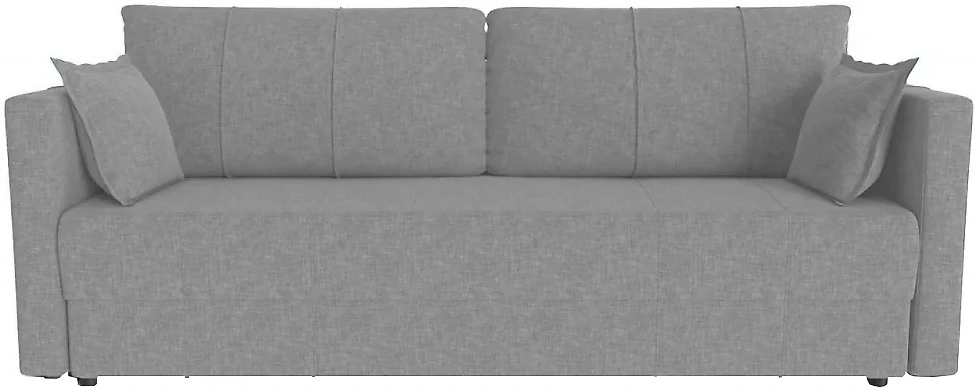 Прямой диван серого цвета Риммини Кантри Графит