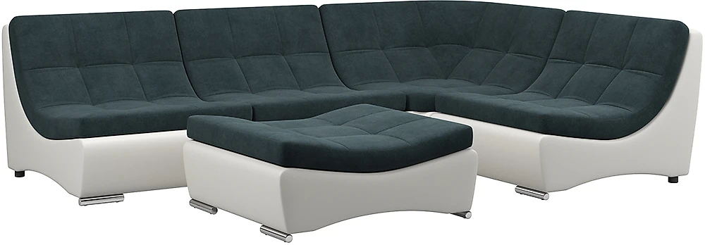 Модульный диван в классическом стиле Монреаль-6 Индиго