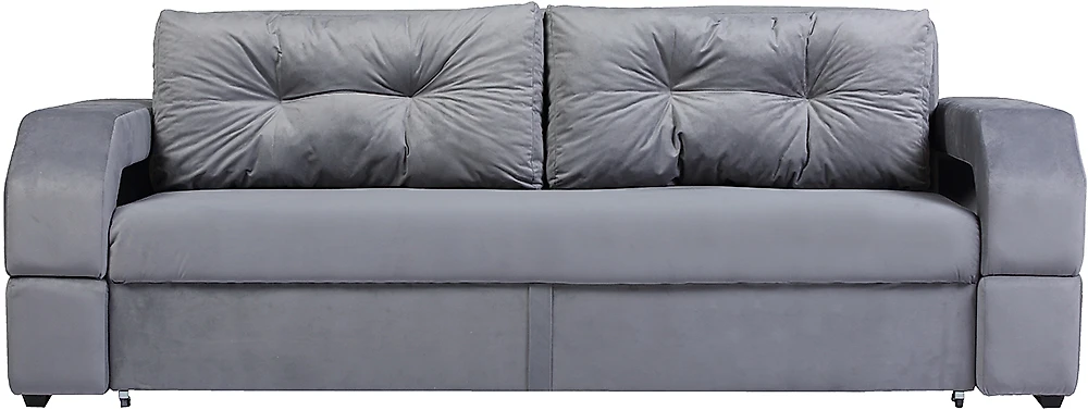 Прямой диван серого цвета Манчестер Флинт СПБ