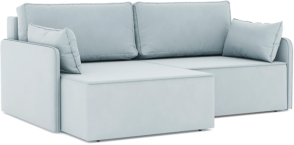 Угловой диван эконом класса Блюм Плюш Дизайн-2
