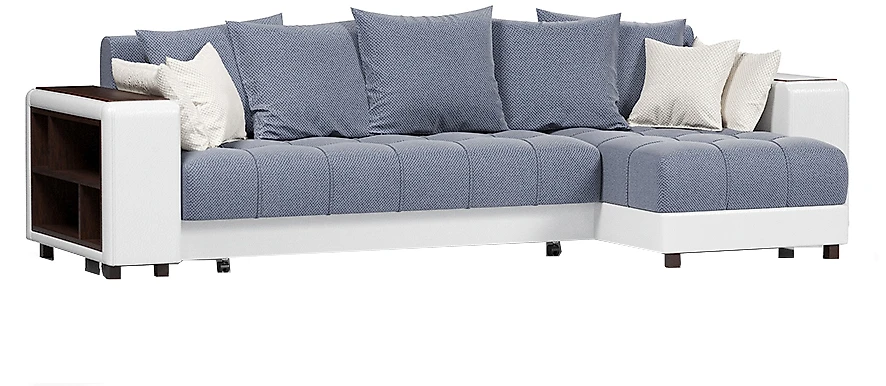 Угловой диван длиной 300 см Дубай Блю