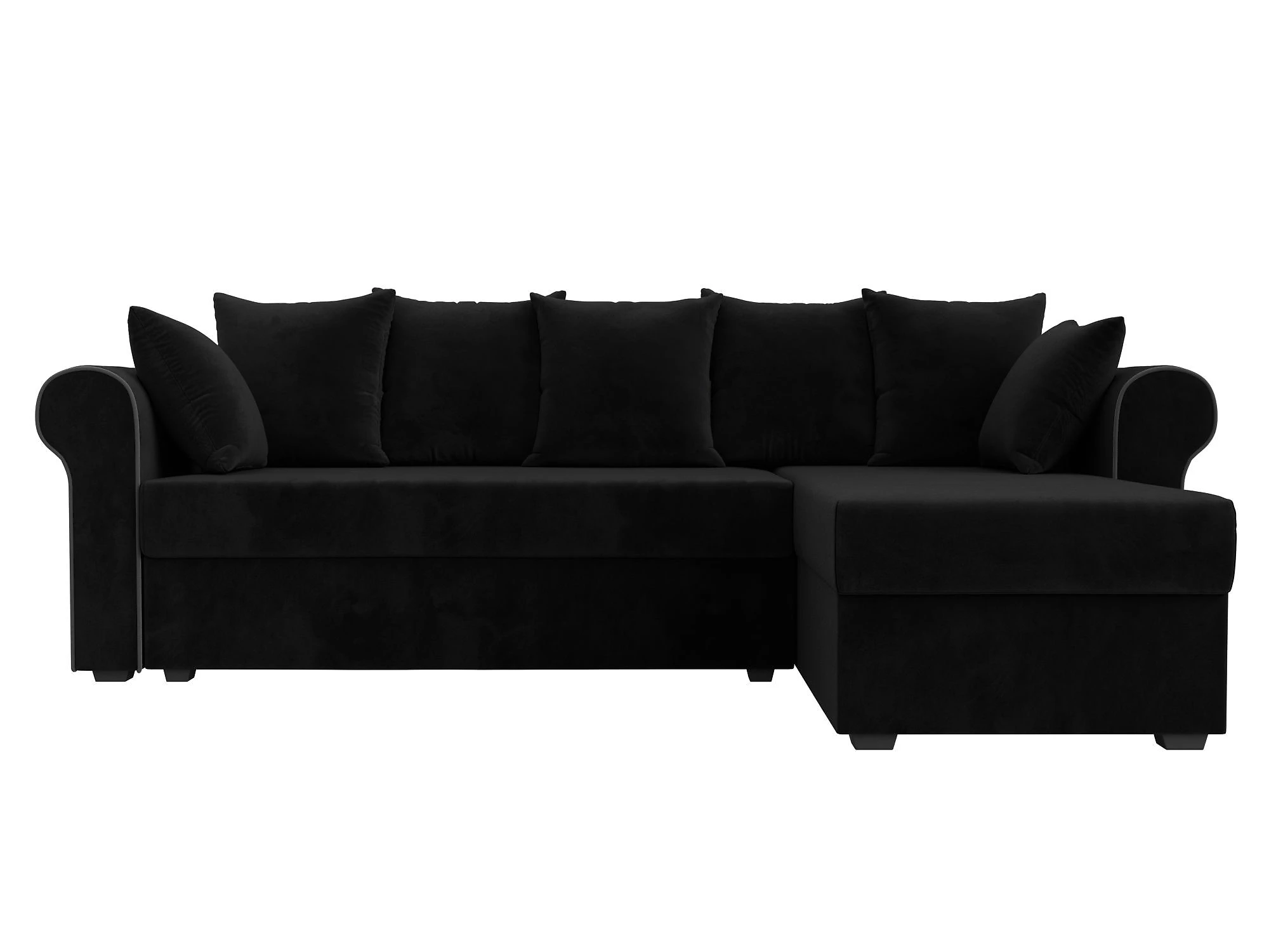 Угловой диван из ткани антикоготь Рейн Плюш Дизайн 8