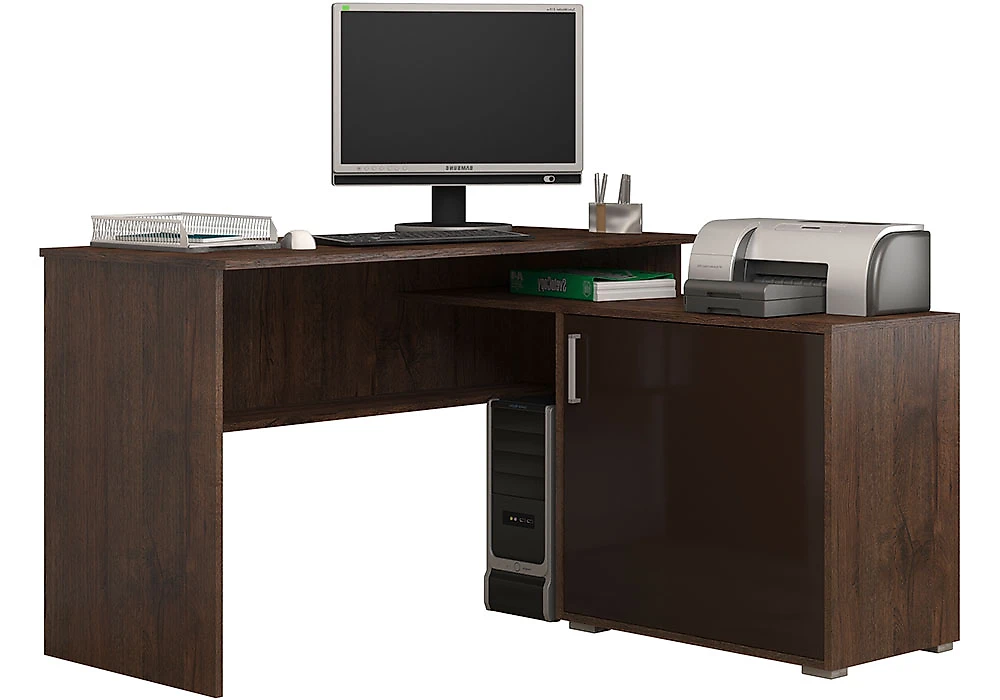 Письменные столы с тумбой СПУ-11 МДФ Дизайн-2