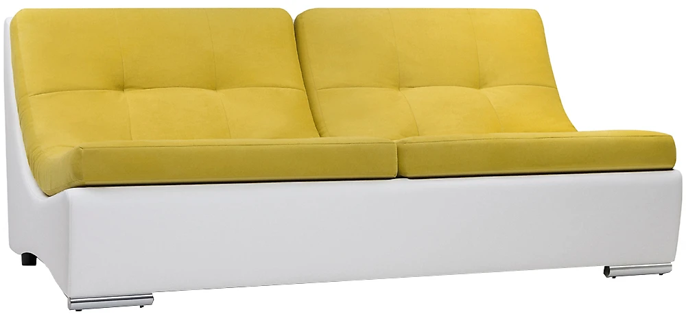 Прямой диван 180 см Монреаль Плюш Yellow