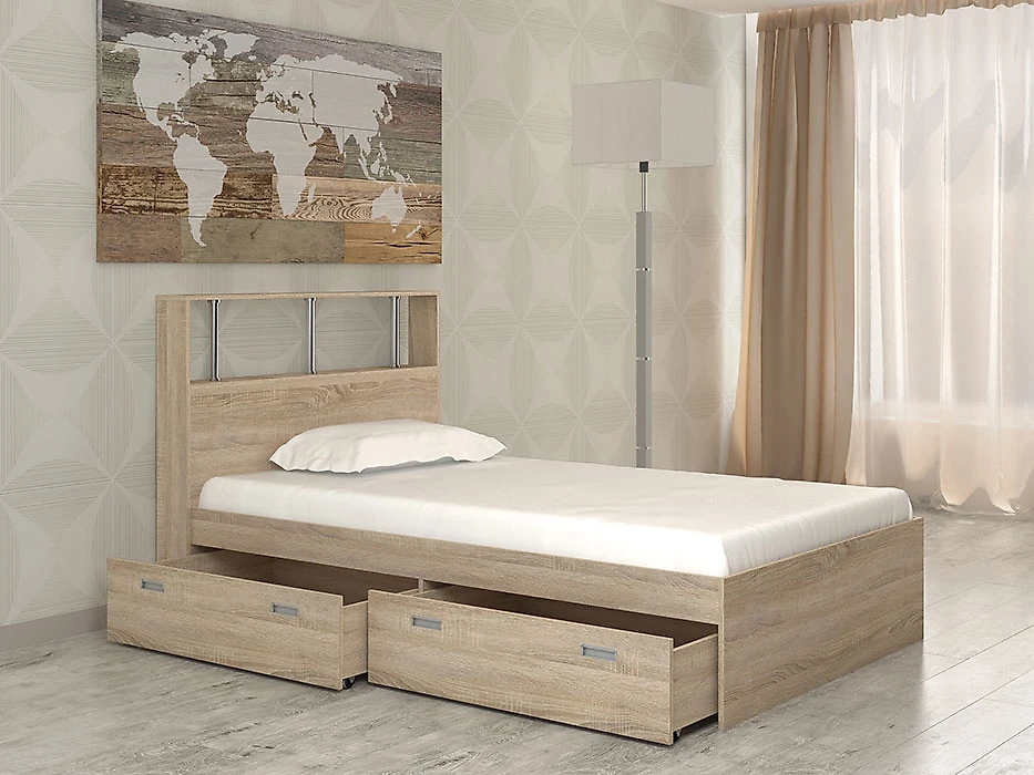 Кровать без матраса Бриз-6 (120) Дизайн-2