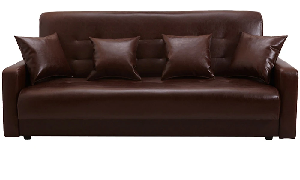 Коричневый диван кровать Аккорд Вудлайн-120