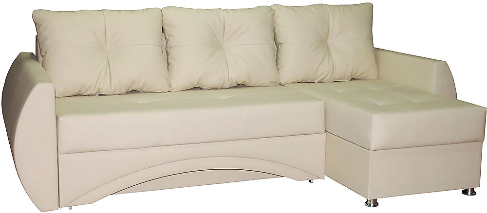 Угловой диван с подушками Сатурн Беж