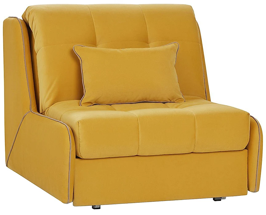 кресло желтого цвета Дрезден Велюр Еллоу