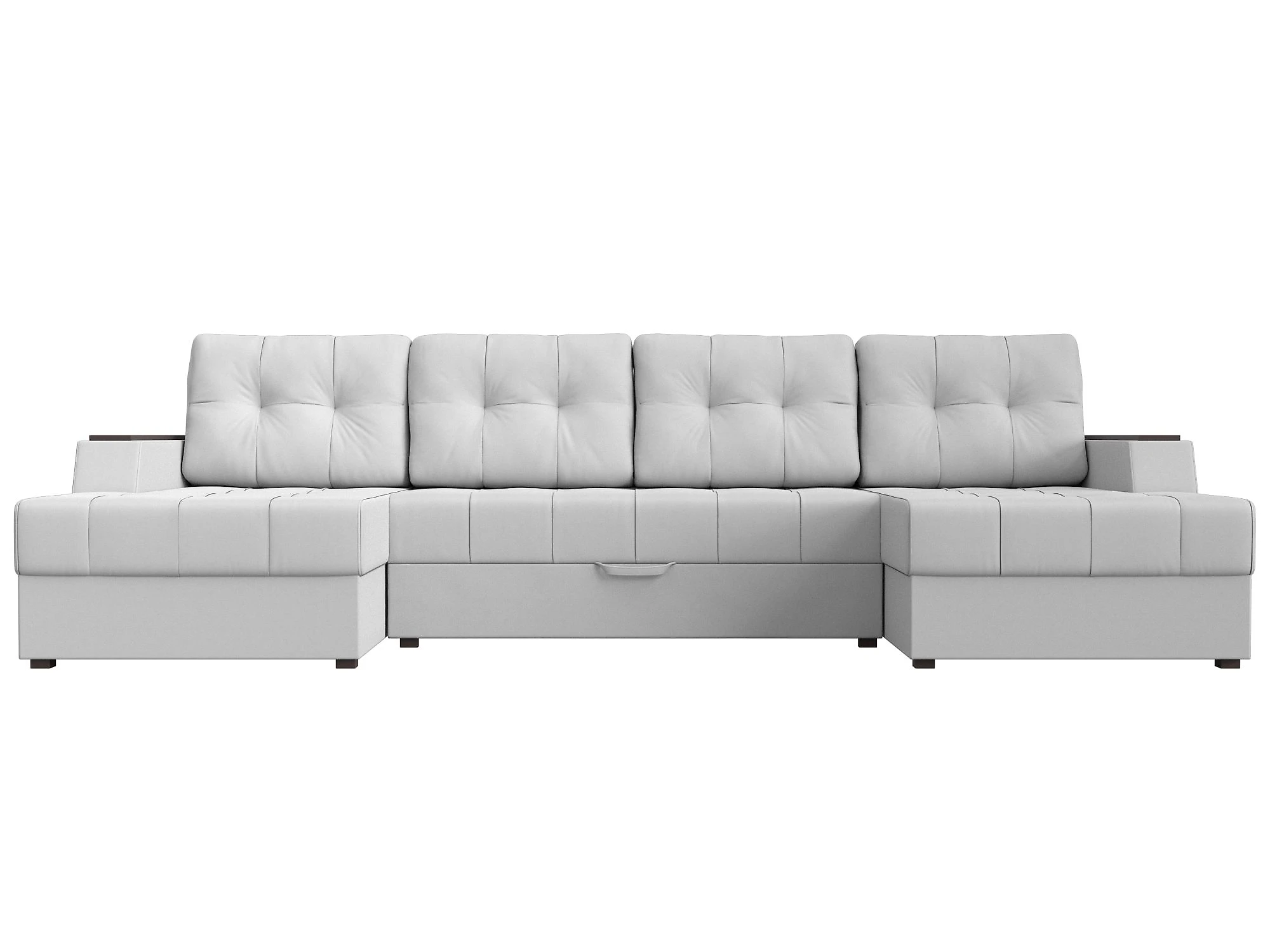 Модульный кожаный диван  Эмир-П Дизайн 3