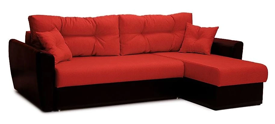  угловой диван из рогожки Амстердам Руби Блэк
