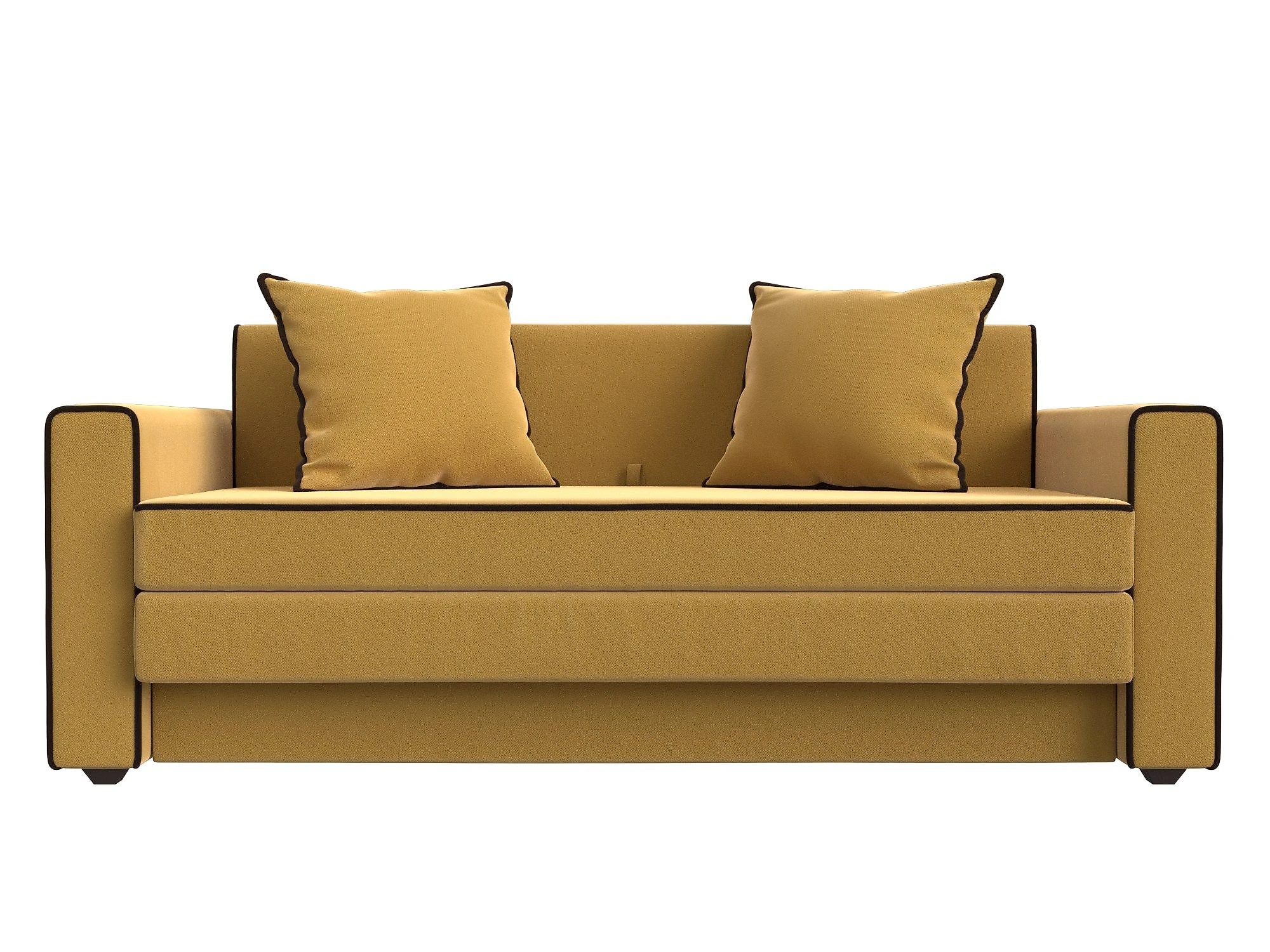 Жёлтый диван аккордеон Лига-012 Дизайн 12