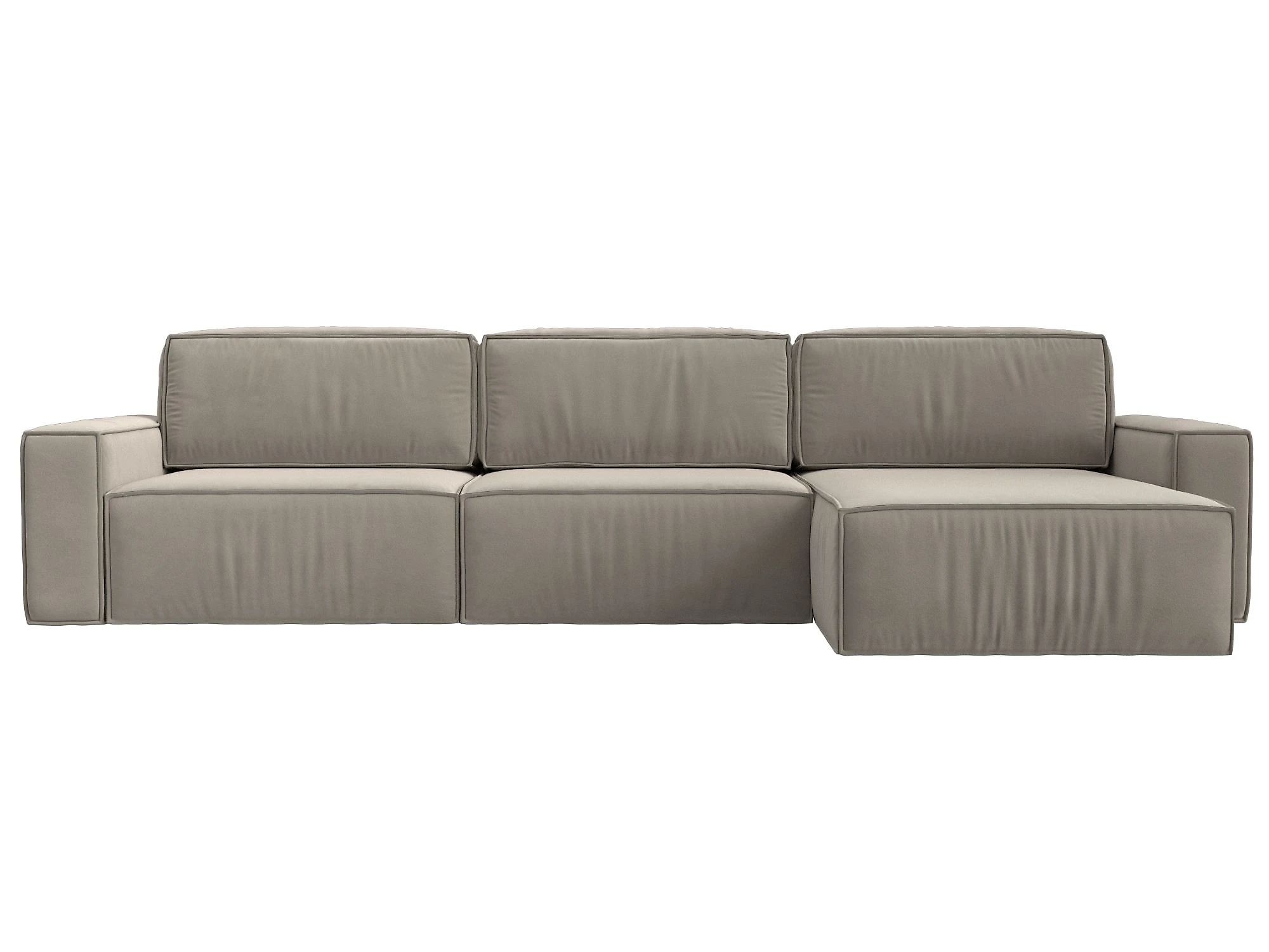 Угловой диван с подушками Прага Классик лонг Дизайн 1