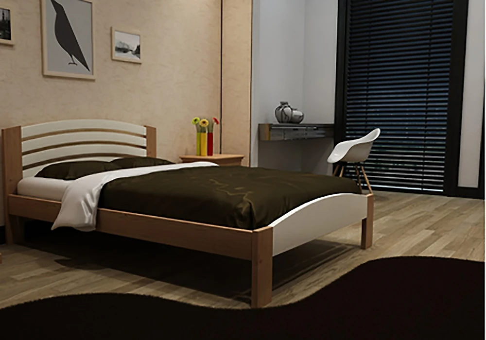 Современная двуспальная кровать Идиллия-4
