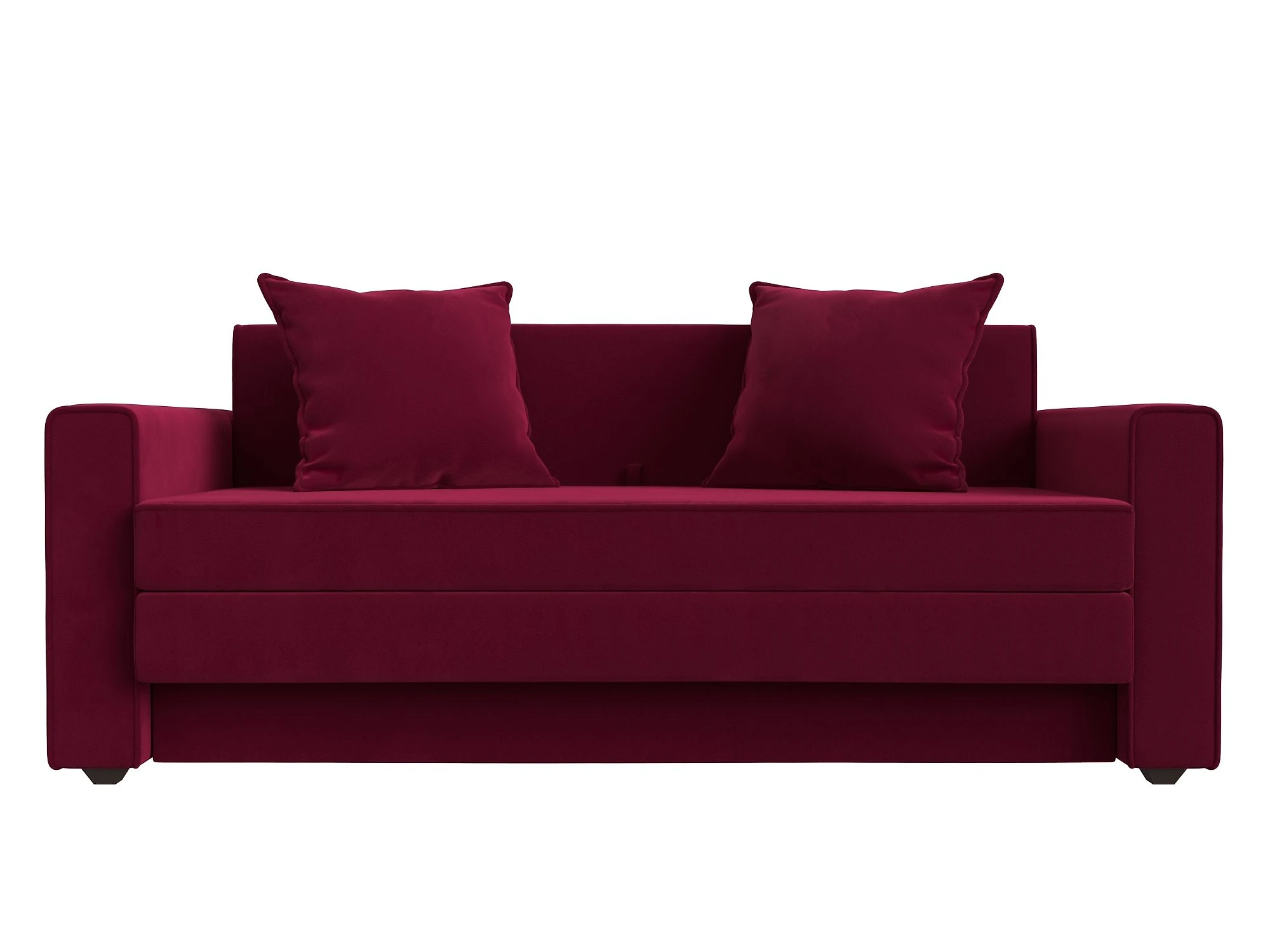 Красный диван аккордеон Лига-012 Дизайн 2