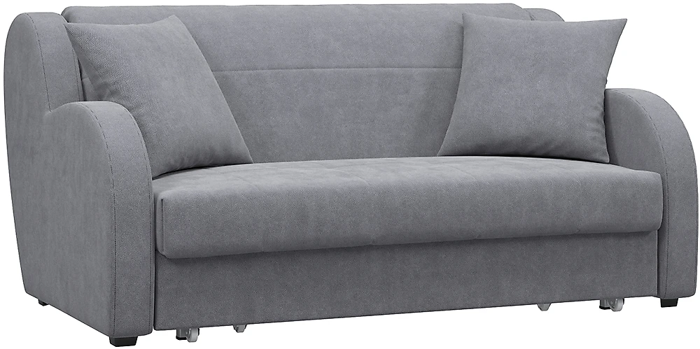 Прямой диван из велюра  Барон с подлокотниками Дизайн 5