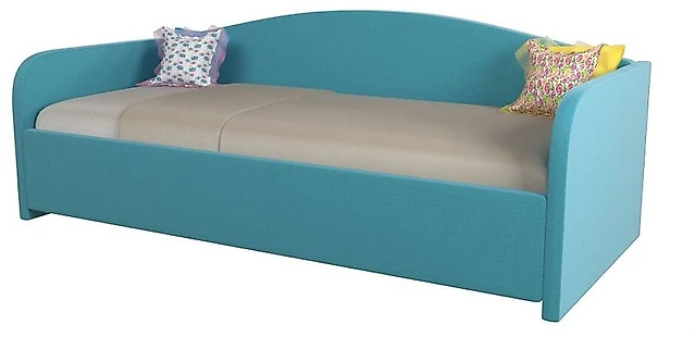 Детская кровать из ЛДСП Uno Плюш Азур (Сонум)