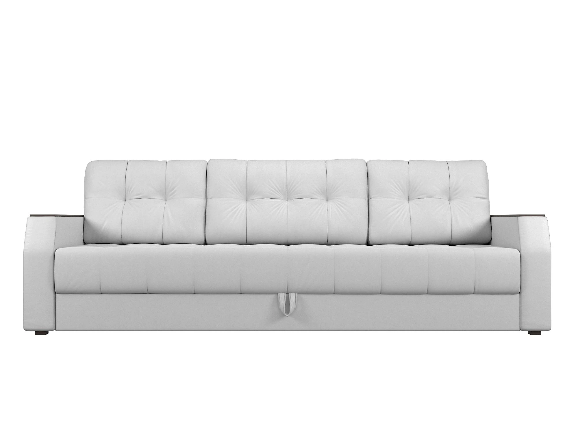 Раскладной кожаный диван Атлантида без стола Дизайн 15