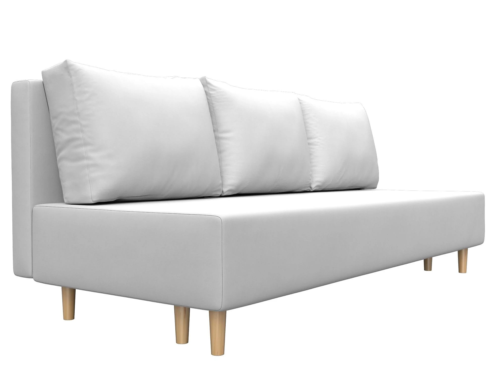 Белый прямой диван Лига-033 Дизайн 8