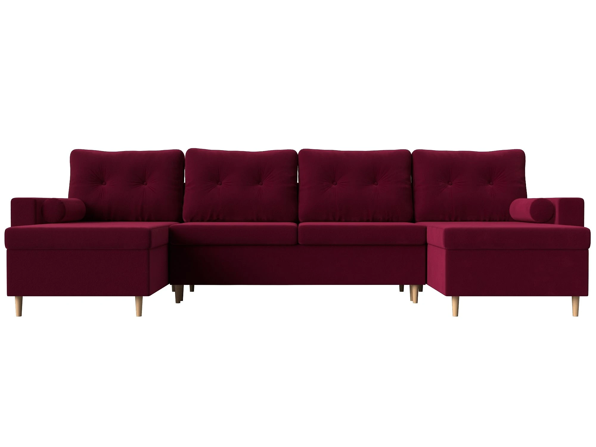  угловой диван с оттоманкой Белфаст-П Дизайн 10