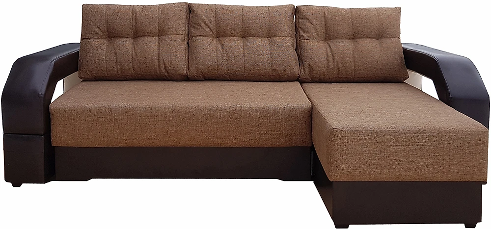 Угловой диван с подушками Манчестер Вудлайн Мокко СПБ