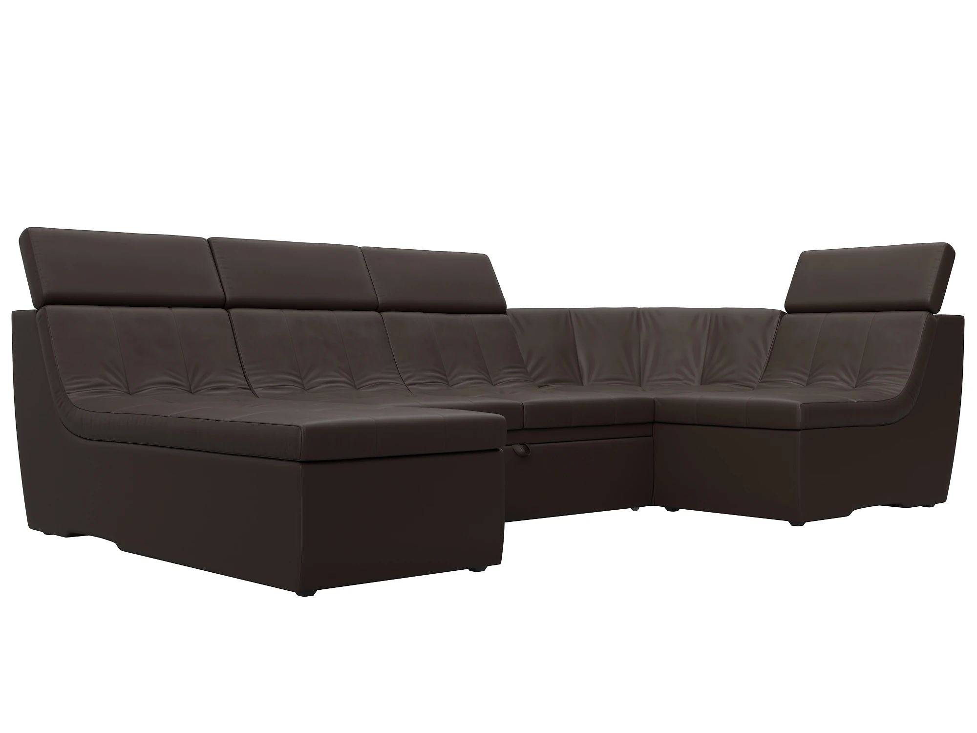 Модульный диван с оттоманкой  Холидей Люкс-П Дизайн 11