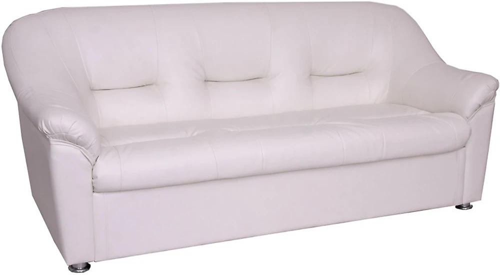 диван белого цвета Честер-4 (Орион-4) трехместный