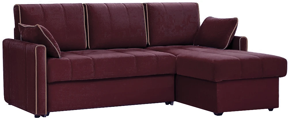 диван на металлическом каркасе Риммини Плюш Браун