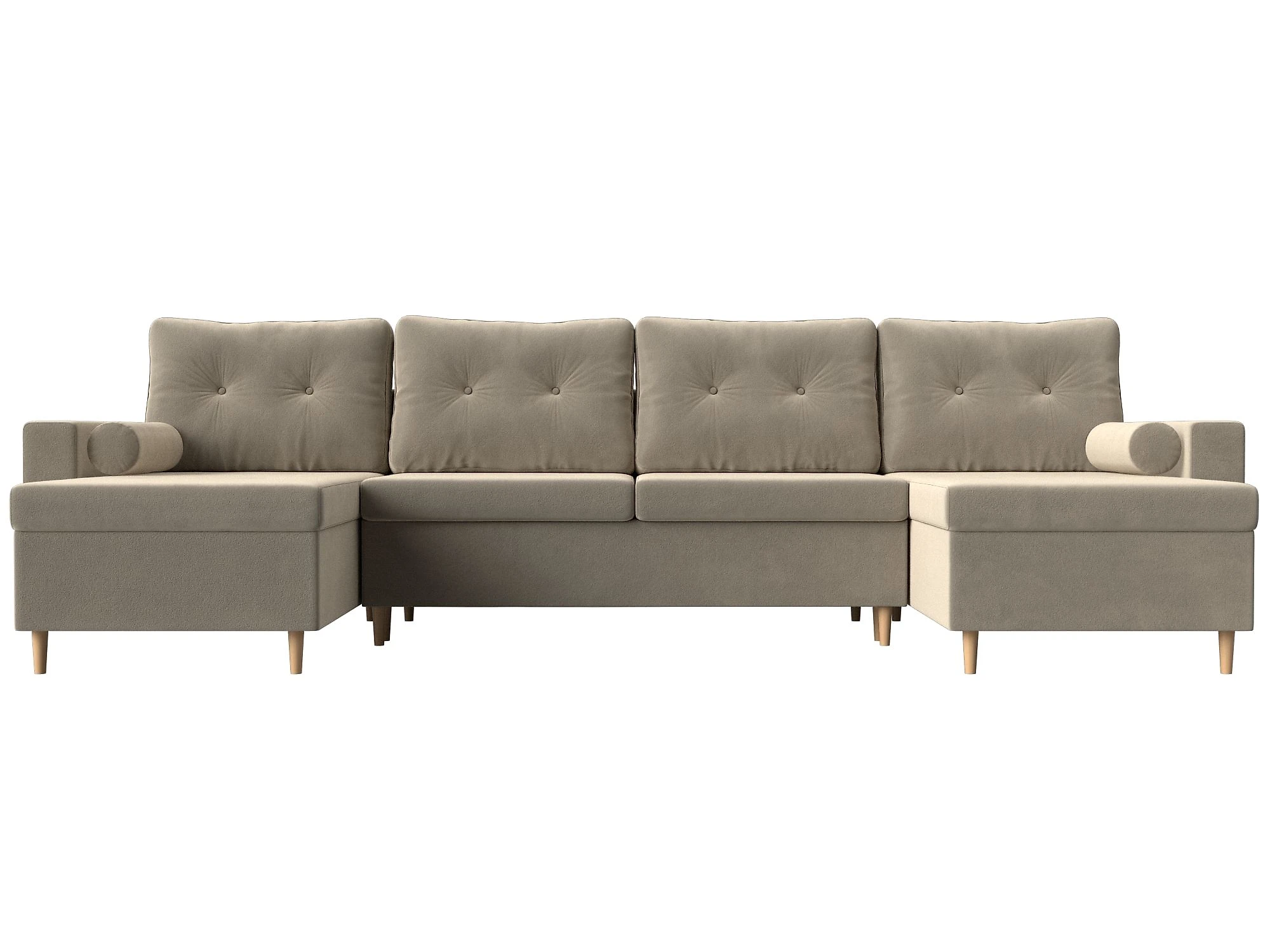  угловой диван с оттоманкой Белфаст-П Дизайн 1