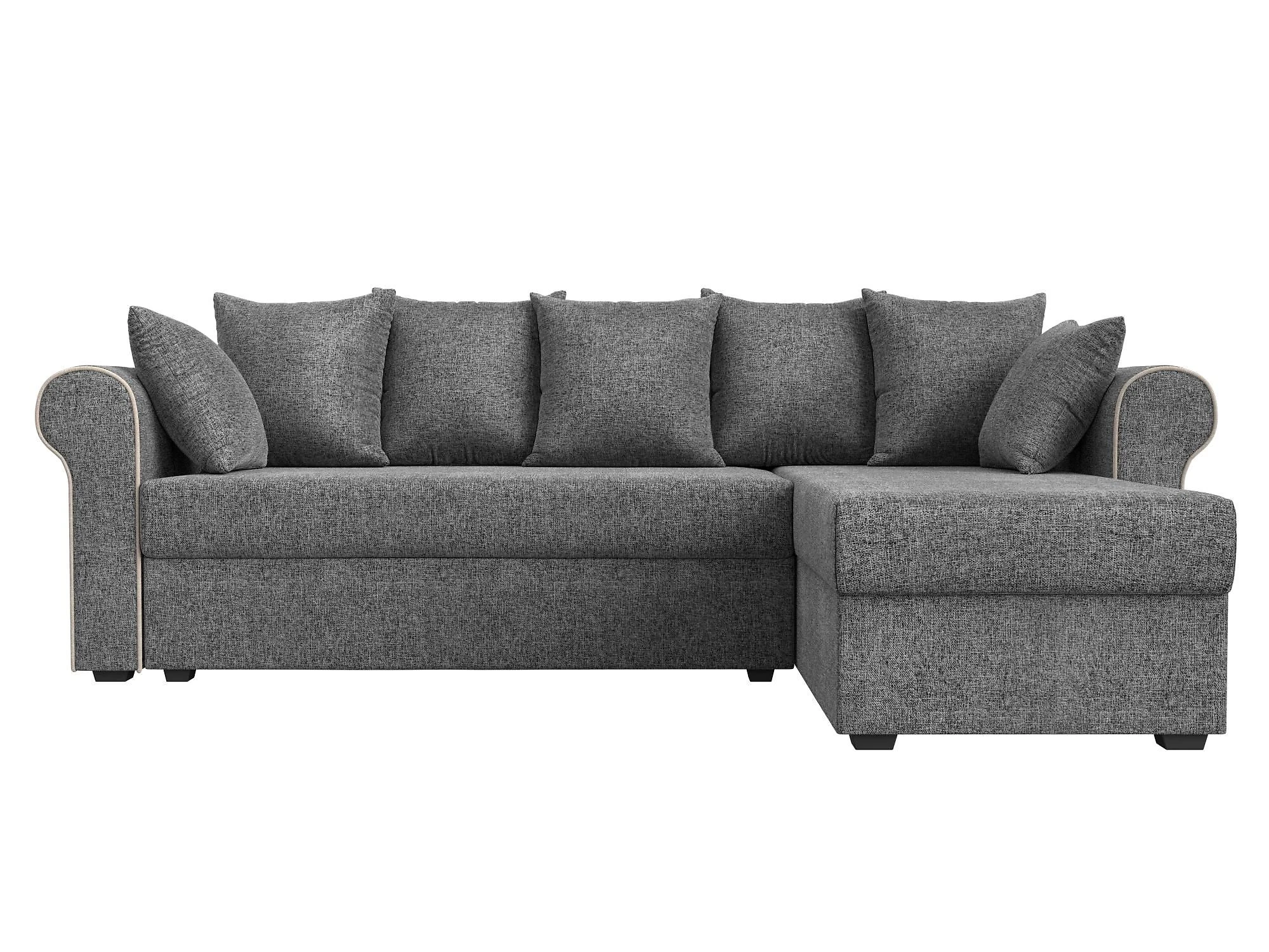 угловой диван из рогожки Рейн Кантри Дизайн 3