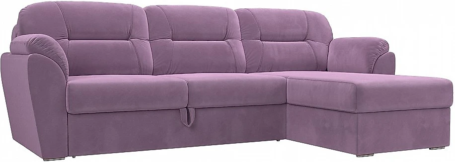 Фиолетовый диван Бостон Вельвет Лилак