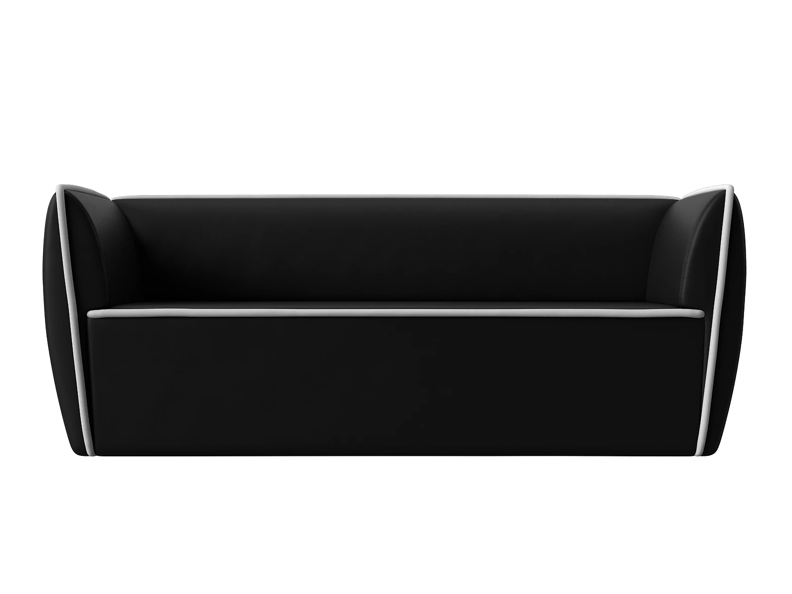 Прямой кожаный диван Бергамо-3 Дизайн 28