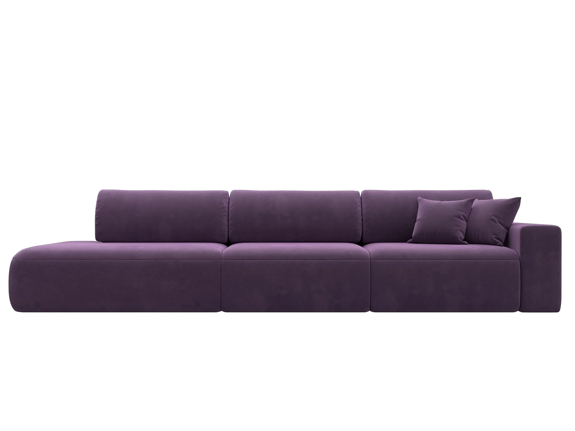 Фиолетовый диван Лига-036 Модерн Лонг Дизайн 9