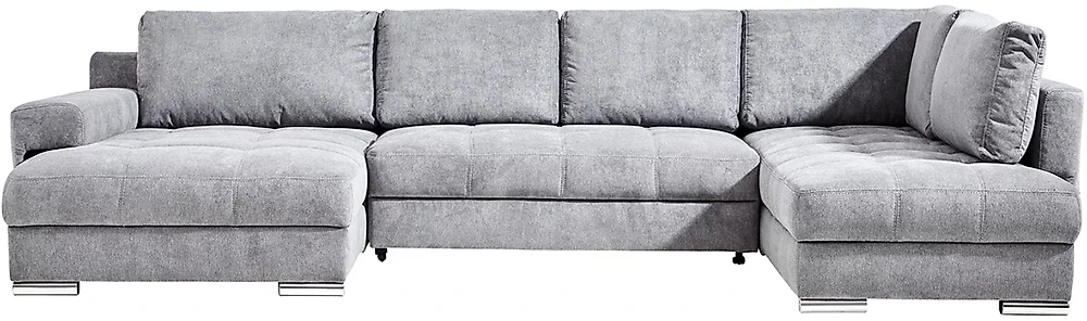 Серый угловой диван Хомин Дизайн 4